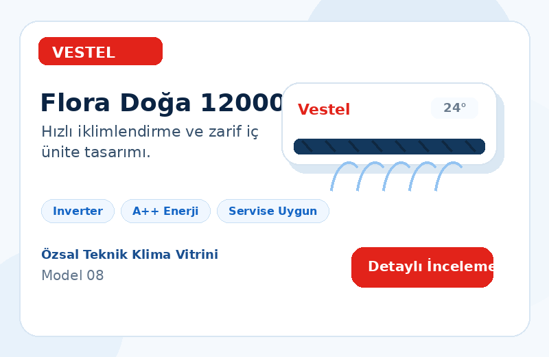 Vestel Flora Doğa 12000