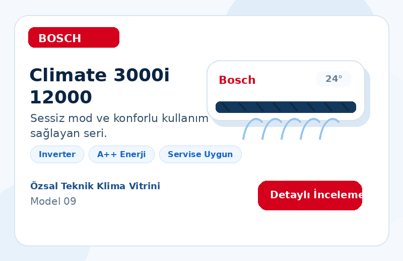 Bosch Climate 3000i 12000