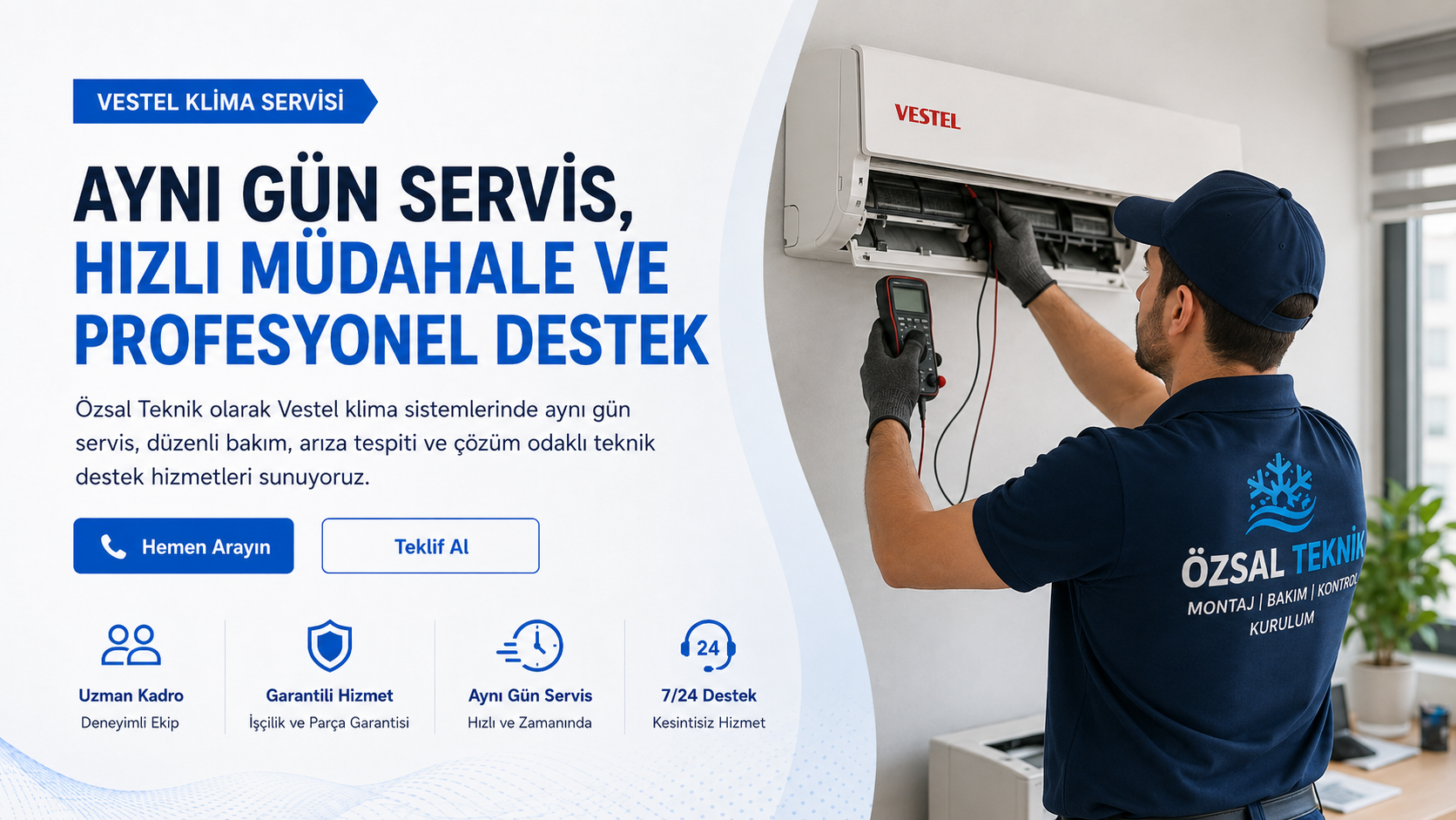 Vestel Klima Servisi
